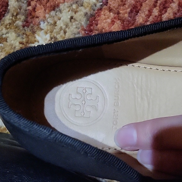 Tory Burch black flats women's size 8.5 EUC - Picture 3 of 10